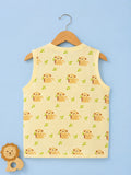 BambooTEC™ Bamboo Muslin Baby Jhabla – Monkey & Leaf Print