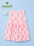 BambooTEC™ Bamboo Muslin Girls Frock – Flower & Duck Print | Pack of 2