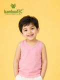 BambooTEC™ Bamboo Kids Vest Pack of 3 – Pink Sleeveless Ve