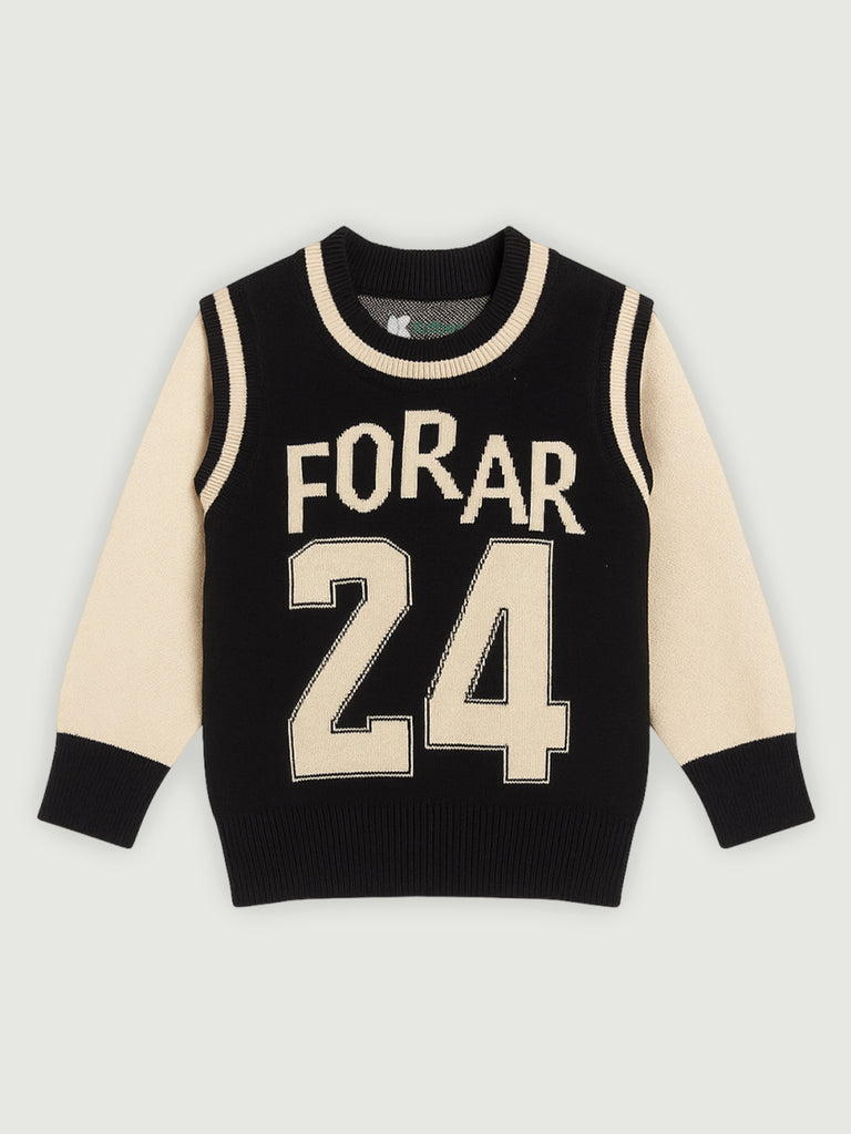 Winter Knitwear Set for Baby Boys | organic cotton Sweater & Pant