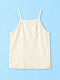 BambooTEC™ Girls Camisole Pack of 2 – Cream Ruffle Strap Tops