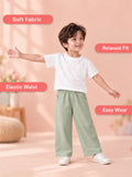 Boys Cotton Wide-Leg Pants – Comfortable Everyday Bottomwear