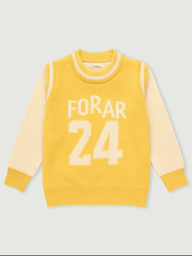 Winter Knitwear Set for Baby Boys | organic cotton Sweater & Pant