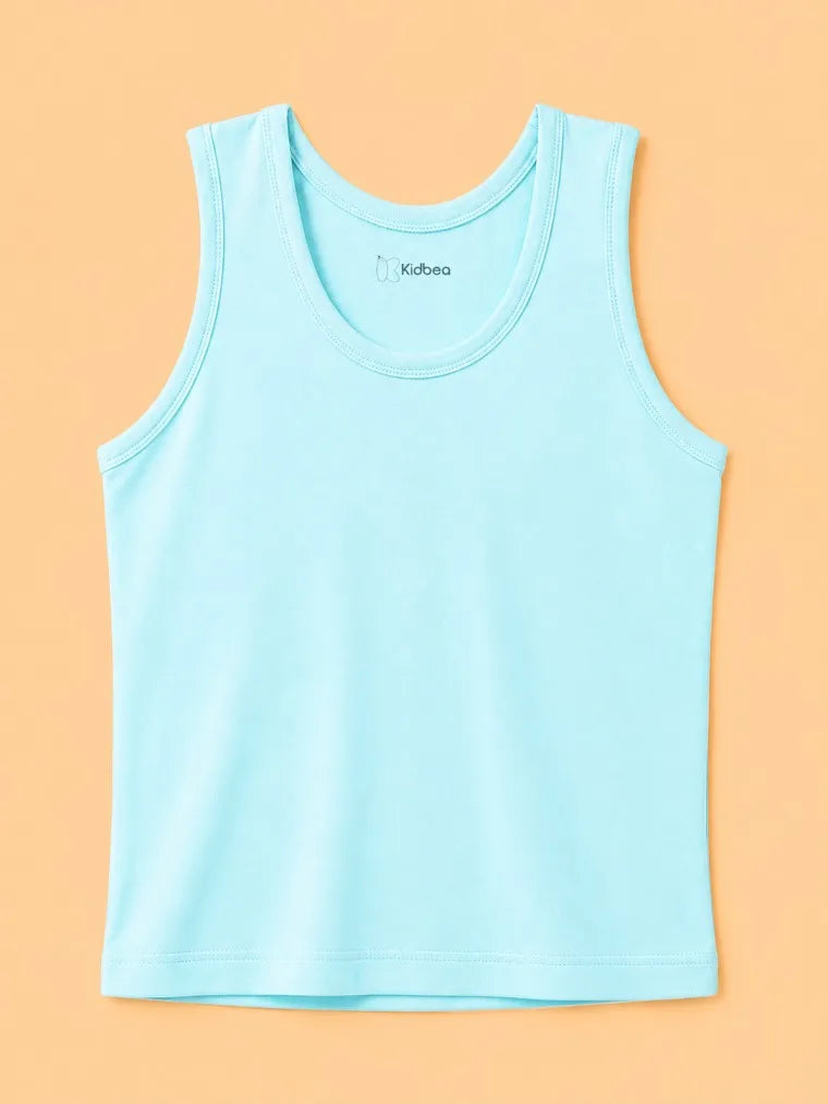 BambooTEC™ Bamboo Vest Pack of 4 – White, Sky Blue, Cream & Lavender