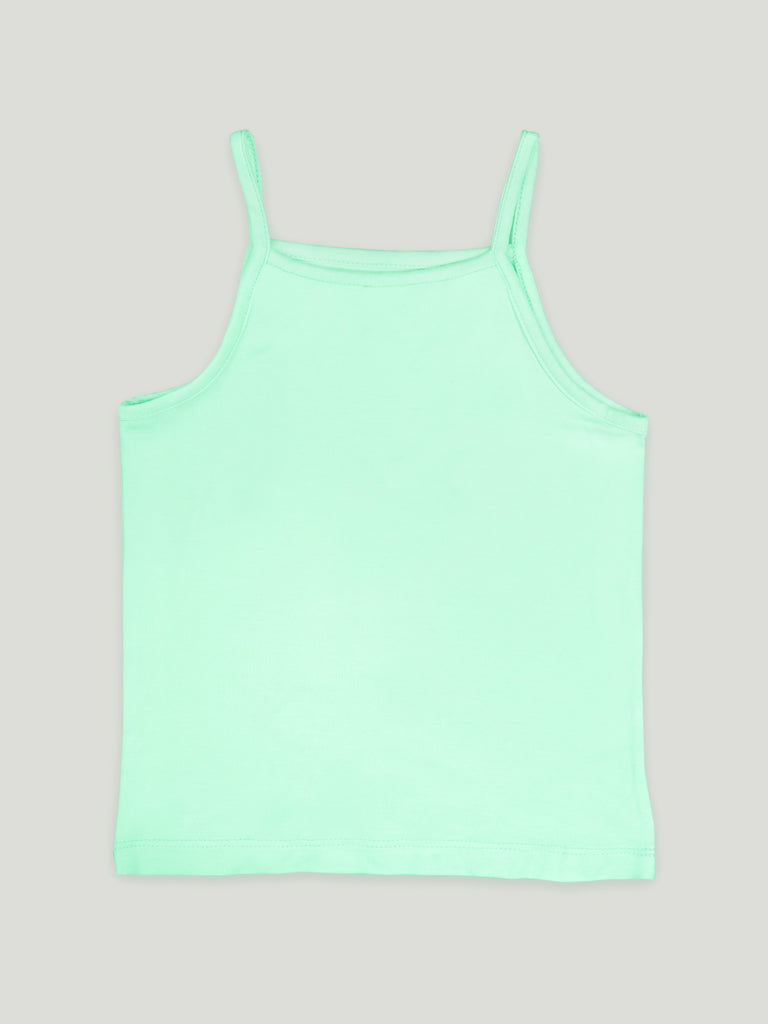 Mint Green Bamboo Camisole for Girls – Soft, Lightweight & Breathable