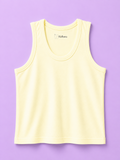 BambooTEC™ Bamboo Kids Vest Pack of 2 – Yellow Sleeveless Vests