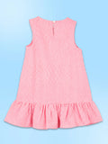Girls Cotton Gingham Frock – Pink Check Dress with Bow Details
