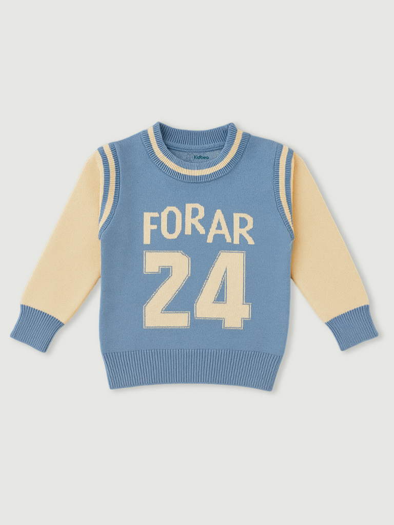 Winter Knitwear Set for Baby Boys | organic cotton Sweater & Pant