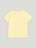 Kidbea Girls Cotton T-Shirt | Cute Hello Kitty Cartoon Print | Soft & Breathable | Casual Summer Wear for Toddlers & Kids Yellow