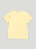 Girls Cotton T-Shirt | Cute Hello Kitty Cartoon Print | Soft & Breathable | Casual Summer Wear for Toddlers & Kids Yellow