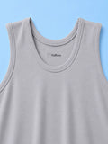 BambooTEC™ Boys Bamboo Fabric Grey Solid Vest