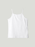 White Bamboo Camisole for Girls – Soft, Lightweight & Breathable