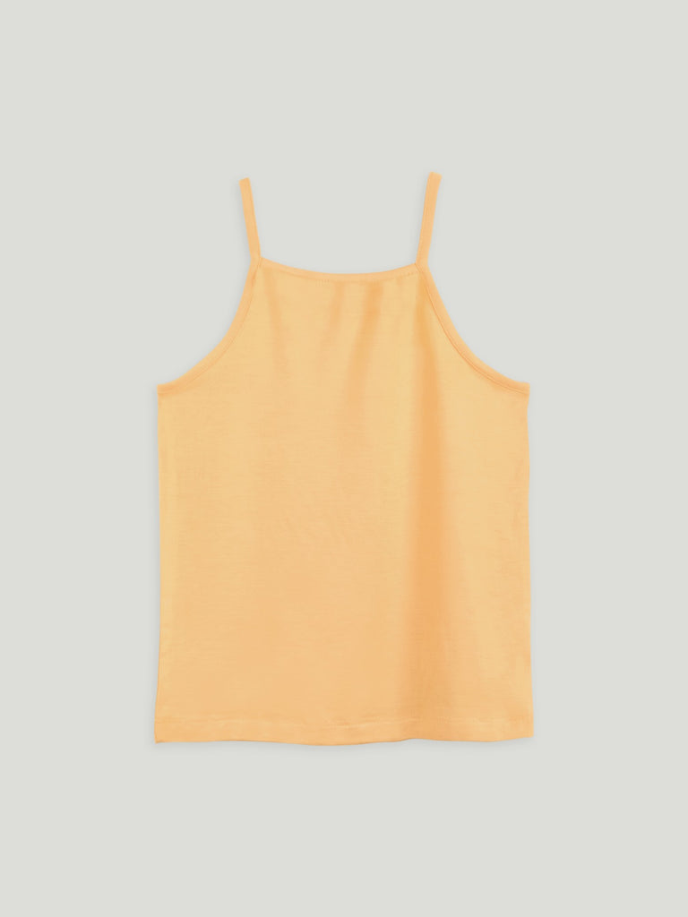 Peach Bamboo Camisole for Girls – Soft, Lightweight & Breathable