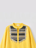 Girls Yellow Kurta Pant Set | Kids Festive Ethnic Outfit