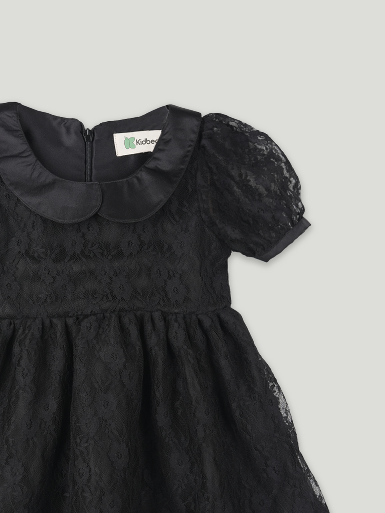 Girls Black Party Wear Frock Dress