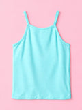 BambooTEC™ Girls Camisole Pack of 4 – Blue Ruffle Tops