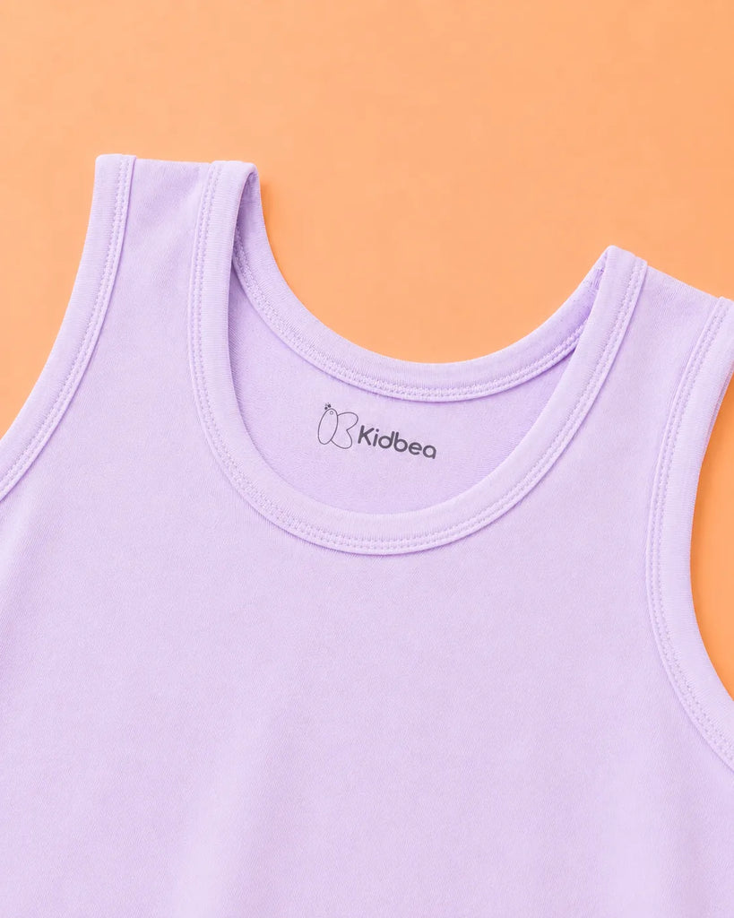 BambooTEC™ Boys Bamboo Fabric Lavender Solid Vest