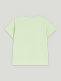 Kidbea Girls Cotton T-Shirt | Cute Hello Kitty Cartoon Print | Soft & Breathable | Casual Summer Wear for Toddlers & Kids Green