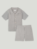 Light  Organic cotton  Shirt & Pant Grey Co-ord Set