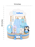 Tiny Joy - Baby Welcome Hamper Gift Set – Romper, Co-ord Set, Jhablas, Bib, Muslin Napkins & Soft Toy