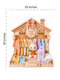 The Little Treasure - Baby Premium Gift Hamper – 2 Rompers, 2 Co-ord Sets, 3 Jhablas, Bibs, Muslin Napkins, Soft Toy & Bamboo Blanket