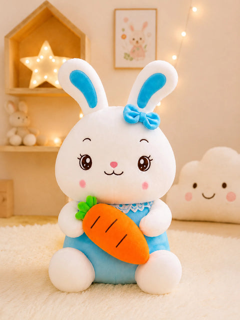Cute Bunny Soft Toy with Carrot – 35cm Soft, Cuddly & Adorable Plush Toy