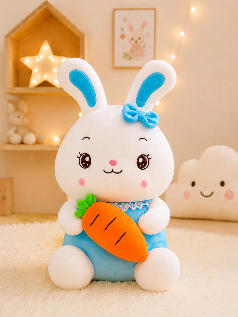 Cute Bunny Soft Toy with Carrot – 35cm Soft, Cuddly & Adorable Plush Toy
