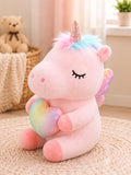 Assorted Cute Unicorn Soft Toy with Rainbow Heart – 35cm Soft, Cuddly & Adorable Plush Toy