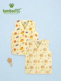 BambooTEC™ Bamboo Muslin Baby Jhabla Pack of 2 – Adventure & Monkey Print
