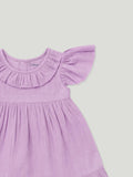 Light Organic Cotton Lavender Angel Frock | Elegant & Comfortable
