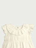 Light Linen Off White Angel Frock | Elegant & Comfortable