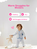 Unisex Baby Winter Wear – 5 Piece Cozy Cotton Set with Cardigan, Pants, Footed Bottom, Cap & Bib