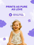 Extra Soft Muslin Baby Girls Frock – Elephant & Butterfly Print Sleeveless Dress