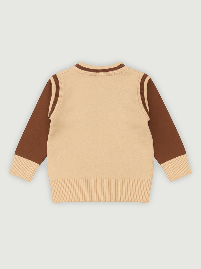 Winter Knitwear Set for Baby Boys | organic cotton Sweater & Pant