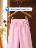 Girls Pink Striped Co-Ord Set | 100% Organic Cotton
