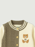 Organic Cotton Baby Winter Cardigan | Soft Knitted Bear Sweater