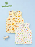 BambooTEC™ Bamboo Muslin Baby Jhabla Pack of 2 – Adventure & Alphabet Print