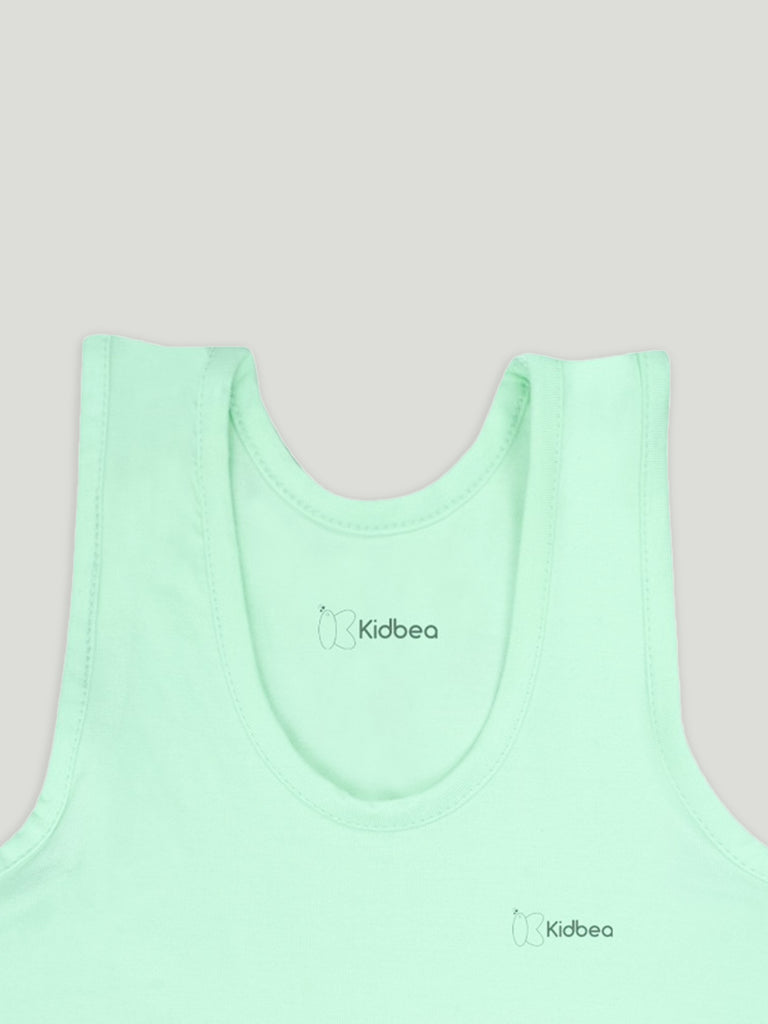 Mint Green Bamboo Vest for Boys – Soft Lightweight & Breathable
