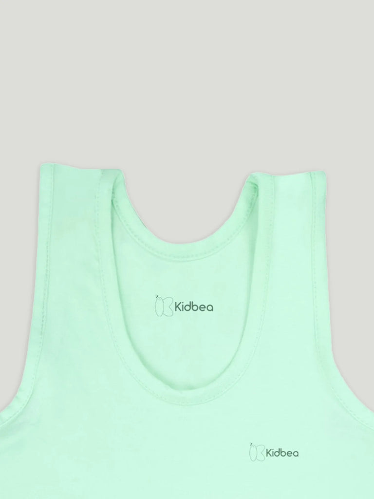 Mint Green Bamboo Vest for Boys – Soft Lightweight & Breathable