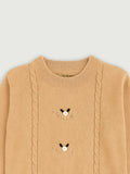 Organic Cotton Knitted Baby Sweater | Warm Winter Pullover
