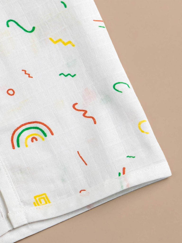 Premium Extra Soft Muslin Baby Jhabla | Assorted Cute Prints