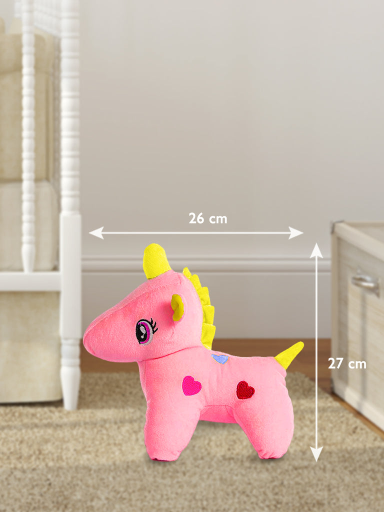 Kidbea Unicorn Yellow & Octopus Mood Change Soft Toy, Suitable for Boys, Girls and Kids, Super-Soft, Safe, 30 cm.