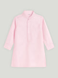 Kidbea Boys Ethnic Wear Set | Kurta Pajama with Stylish Nehru Jacket | Festive Traditional Outfit for Kids | Dusty Pink