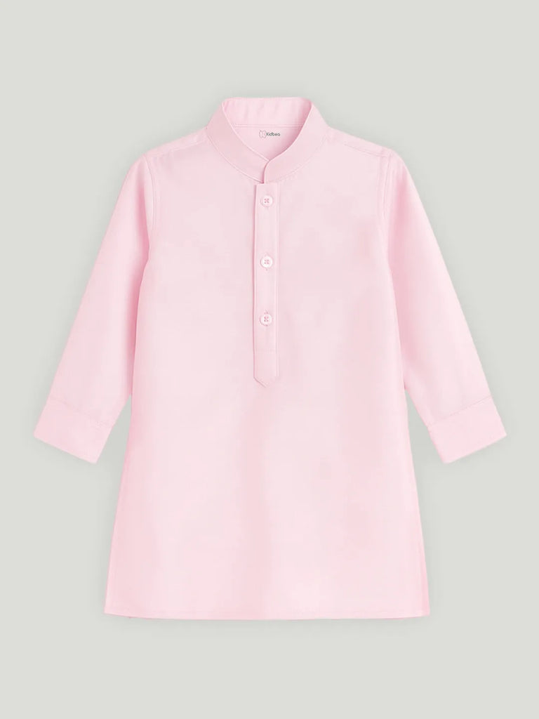 Boys Ethnic Wear Set | Kurta Pajama with Stylish Nehru Jacket | Festive Traditional Outfit for Kids | Dusty Pink