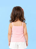 BambooTEC™ Bamboo Girls Camisole – Pink Sleeveless Ruffle Camisole