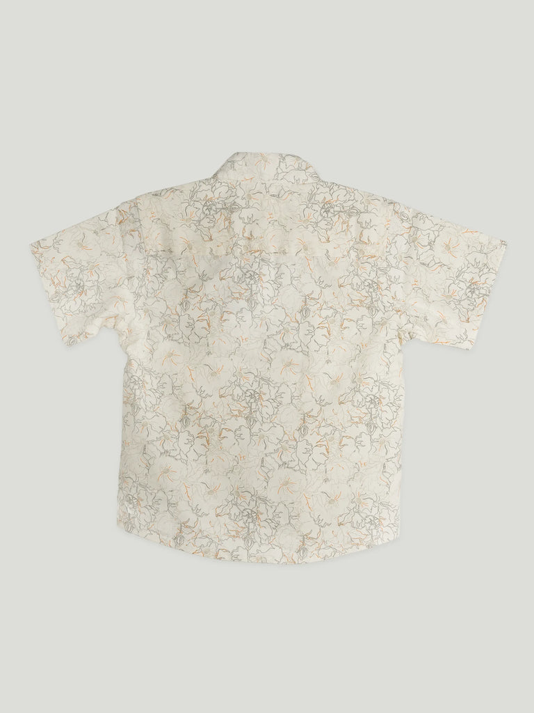 Baby Boy Printed Half Sleeve Shirt & Shorts Set | 100% Organic Cotton