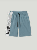 Kidbea Boys Summer T-Shirt and Shorts Co-Ord Set | Soft Cotton Blend Outfit for Kids |Teal