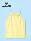 BambooTEC™ Bamboo Girls Camisole – Yellow Sleeveless Ruffle Camisole