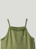 Olive Green Bamboo Camisole for Girls – Soft, Lightweight & Breathable