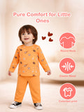 Organic Cotton Baby T-Shirt & Pyjama Set Pack of 2 – Football & Bow Print Full Sleeve
